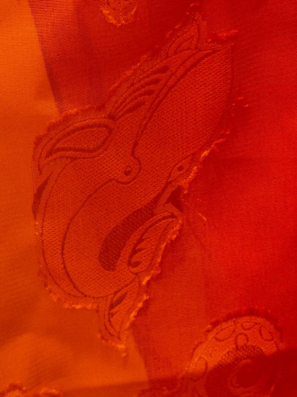 Kaila Rainbow Ombré Scarf Shawl Sea Life Turtle Seahorse Fringe EUC - Picture 9 of 15